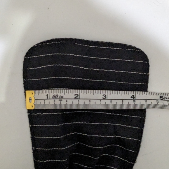 90s/2000 Vintage Demonia Deviant Hi Tops Black White Pinstripe Lace Up Boots - Picture 8 of 12